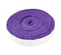 Besttoolifes Purple, Microfiber Towel Grip Tape Roll for Badminton, Tennis & Squash Rackets - 10 m × 3 cm Sweat-Absorbent, Breathable, Non-Slip Overgrip - Reusable Sport Handle Wrap