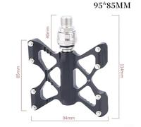 Besttoolifes Quick Release For Pedal, Widened Non-Slip Ultralight Aluminum Alloy with DU Sealed Bearing, For CNC Cut Cycling Foot for Folding For Bike, Mountain For Bike(gold)