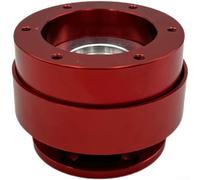 Besttoolifes Quick Release Steering Wheel Adapter Hub for Racing Simulator, Compatible with MOZA TURN Direct Drive Base, Aluminum Alloy Construction(RED)