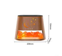 Besttoolifes Quiet Humidifier with Flame Effect and 7-Color Mood For, Aromatherapy Lamp Diffuser with Timer, Negative Ion Air Purifier for Bedroom