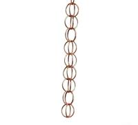 Besttoolifes Rain Chain, Decorative Rain Chain,Rain Water Catcher Outdoor Rain Chains,For Garden Rustproof Decorative Hanging Garden Ornaments(for RING)