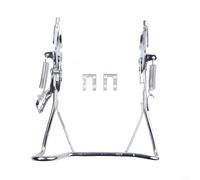 Besttoolifes Rear Kickstand Drop Stand Parking Double Leg Set Support for 14 for 16 18 Inch Road Folding Bikes Old School Ebike Simple Iron up Black (14inch style1)