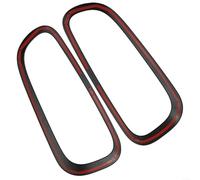 Besttoolifes Rear Tail Light Lamp Decorative Cover Stickers for Mini Clubman F54 2022 Black Abs Trim for Place with Pre-attached Tape 2 Pcs Set