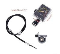 Besttoolifes Rectangle, Mechanical For Bike Odometer with 78 cm Alloy Speedometer Cable - Retro Cycling Computer for Road, Mountain & Folding Bikes, No Battery Required