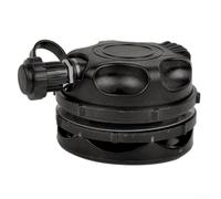 Besttoolifes Replaceable Dry Suit Inflation and Deflation Valve for Scuba Diving - Buoyancy Control Air Valve with Inlet and Exhaust Function, ABS Material, Black(Charging)