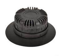 Besttoolifes Replaceable Dry Suit Inflation and Deflation Valve for Scuba Diving - Buoyancy Control Air Valve with Inlet and Exhaust Function, ABS Material, Black(Exhaust valve)