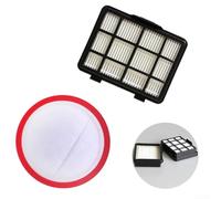 Besttoolifes Replacement Cylinder Vacuum Filter for Russell Hobbs RHCV3101 & RHCV3601 Models, RHFILTCV3101-3601, Washable Foam and Cloth Filter Set