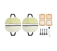 Besttoolifes Replacement Parts Kit, Filter, Side Brush, Mop Cloth, Compatible With RV2410WD, RV2610WD, RV2610WA, Robot Vacuum Cleaner, 13 Pieces Set