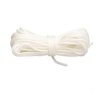 Besttoolifes Replacement Starter Cord for Lawnmower and Chainsaw - White Nylon Trimmer Line 2.5mm 3mm 3.5mm 4mm - Manual Feed Engine Pull Rope, 10M(3mm x 5meters 5m)