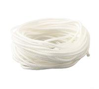 Besttoolifes Replacement Starter Cord for Lawnmower and Chainsaw - White Nylon Trimmer Line 2.5mm 3mm 3.5mm 4mm - Manual Feed Engine Pull Rope, 10M(3.5mm x 4meters 4m)