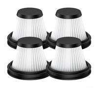 Besttoolifes Replacement Washable Filter Compatible with For Baseus A5 A5 Air Car Vacuum Cleaner 16000PA Cyclone Technology For HEPA Filtration System 2/4 Pack(4 PACK)