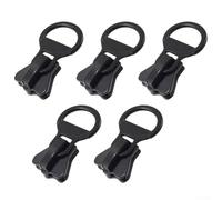 Besttoolifes Resin Zipper Puller for Large Size Zippers | Locking for Zip Slider Replacement | Reusable DIY Zipper Fix Kit | No Tools Required | Compatible with(10# 5pcs)