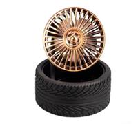 Besttoolifes Retro-Inspired USB Mini Fan Portable Cooling Device Stylish Wheel Design Quiet Operation Energy Efficient for Home Office Travel Red Blue Green Gold 9.59.54.5CM(Gold)