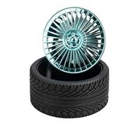 Besttoolifes Retro-Inspired USB Mini Fan Portable Cooling Device Stylish Wheel Design Quiet Operation Energy Efficient for Home Office Travel Red Blue Green Gold 9.59.54.5CM(Blue)