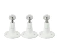 Besttoolifes Ring Cam Accessories 360 Degree Adjustable Wall Mount Bracket for Ring Indoor Cam Up Camera Outdoor Aluminum ABS Material White 3 Pack