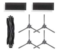 Besttoolifes Robotic Vacuum Cleaner Replacement Kit Compatible with Bagotte BG600, BG700, BG800, Includes 4 Side Brushes, 2 Filters, 1 Rolling Brush, Robot For Hoover For Spare