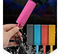Besttoolifes Rose Red, Aluminum Alloy Scuba Diving Signal Rattle Shaker - Underwater Noise Maker for Snorkeling & SCUBA, 11.8 x 2.8 cm, 68g, 360° Rotating Quick Hook, Portable Dive Buddy Alert Tool