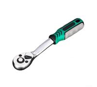 Besttoolifes Rotating Ratchet Wrench Set with Quick-Release, Reversible 72-Tooth Drive for 1/4 3/8 1/2 Inch Sockets, Ergonomic Handle, Metal Construction for DIY and Professional Use(3PCS)