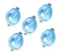 Besttoolifes Round Bubble Float, Marker Float, Water Injection Float for Boat Fishing, 25mm Plastic Bubble Float with Brass Buckle, High Buoyancy Long Distance