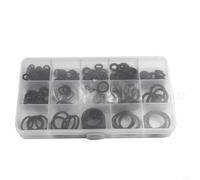 Besttoolifes Rubber O For Ring Set, 300 Piece Automotive Seal Kit with Assorted Sizes for Plumbing, Hydraulic, Air and Gas Connections, Oil Resistant Black Seals