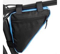 Besttoolifes Saddle Bag For Road Bike, Under Seat Storage Pouch With Quick Release Mounting System, Water Resistant Oxford Cloth Cycling Gear(One Size Blue)