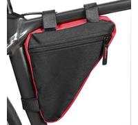 Besttoolifes Saddle Bag For Road Bike, Under Seat Storage Pouch With Quick Release Mounting System, Water Resistant Oxford Cloth Cycling Gear(One Size Red)