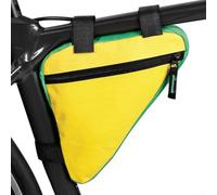 Besttoolifes Saddle Bag For Road Bike, Under Seat Storage Pouch With Quick Release Mounting System, Water Resistant Oxford Cloth Cycling Gear(One Size Yellow)
