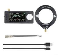 Besttoolifes SI4732 Pocket Radio, Receiver 0.5-108MHz Mini Radio, with 1.9" IPS Screen ESP32-S3 Control DAB FM AM LSB,USB Full-Band Broadcasting(A)