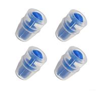 Besttoolifes Silicone Bite Valve Replacement Sheath for Water Bladder Hydration Pack, Compatible with Most 360 Rotatable and On/Off Valves, 4-Pack Red/Black/Blue(Bule)