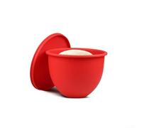 Besttoolifes Silicone Bowl Insert Liners For KitchenAid Stand Mixer, 3-in-1 Flexible Bowl Lining With Pour Spout And Storage Lids, Dishwasher Microwave Safe(Red)