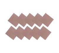 Besttoolifes Single Sided PCB Board 10cm x 10cm Copper Clad FR4 Fiberglass Circuit Board for DIY Electronics Hobby Etching Experiment Prototype