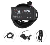 Besttoolifes SM Plug, LED S810 Electric For Bicycle Display for JN Controller - 36V/48V Compatible For Bike Dashboard with Gear Memory, Real- Power & Battery Monitoring, Fits 22.2mm Handlebars