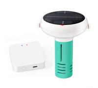 Besttoolifes Smart Pool Tester, WiFi PH And Pool Salt Tester For Swimming Pool, 7 In 1 Salinity ORP Monitor For Chloride Swimming Pools Hot Tubs Spas