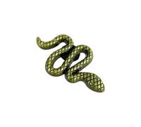 Besttoolifes Snake Shape Zinc Alloy Drawer Knob Cabinet Pull for Dresser Cupboard Door Children Room Vintage Copper Finish Options(Ancient Bronze)