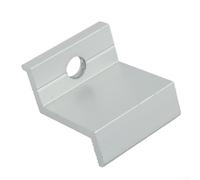 Besttoolifes Solar Panel End Clamps 10 Pack Aluminium Alloy PV Mounting Brackets for 30mm 32mm 35mm 40mm Frame Heights Photovoltaic System Installation（45MM）