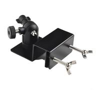 Besttoolifes Solar Panel Mount for, Gutter Bracket in Aluminium Alloy, Tool- Installation for Outdoor Security Camera Setup(BLACK)