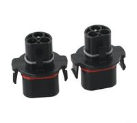 Besttoolifes Solar Power Station Adapter LY01 to BC01 Connector for Deye Inverter to Betteri Battery System, 2 Pack ABS Black Electrical Conversion Adapters