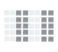 Besttoolifes Square Coin Storage Box with Adjustable Foam Liner, Transparent Plastic Coin Capsule Holder for 16-40mm Collectible Coins, 20-Pack(18/23/28/33/38mm)