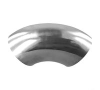 Besttoolifes Stainless Steel 304 Elbow 90 Degree Pipe Fitting, Tight Radius Bend 1.5D for Automotive Exhaust System & Downpipe Repair, Weldable Exhaust Elbow(63mm)