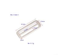 Besttoolifes Stainless Steel Buckle and Retainer Keeper Clip for Scuba for Accessories Lasting Antierosion Dring Slide Weight for Securing for Dive Belts Belt Gear in Diving (11069)