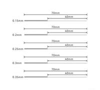 Besttoolifes Stainless Steel Cleaning Needle 0.15-0.8mm for Nozzle, Cleaning Needles for 3D Printers, Nozzle Cleaning Drill Set, Print Head(A)