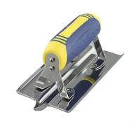 Besttoolifes Stainless Steel Combination EdgersAnd Groover Radius And Comfort Grip Handle, Stainless Steel Concrete Hand Edgers Groover Tools Set(b)