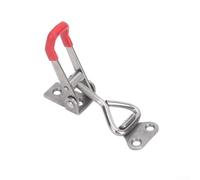 Besttoolifes Stainless Steel Toggle Clamp, Adjustable Quick Clamp for Door Bolt Type Fixtures, 150kg Tension Heavy Duty Workshop Tool with Ergonomic Hand Grip