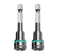 Besttoolifes Steel Hex Socket Adapter 1/4 Inch Shank with Magnetic Nut Driver Reducer Sleeve for Ratchet Wrench and Spanner, 8mm 10mm Socket Converter for Electric and Pneumatic Screwdrivers（8+10MM）
