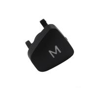 Besttoolifes Steering Wheel Audio Volume M Button for Escort, Fiesta MK7, ST, and For Ecosport - Black Plastic, Direct Fit, and-Play Replacement