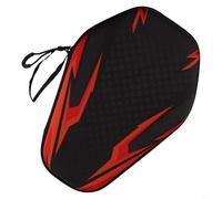 Besttoolifes Table Tennis Racket Bag Hard Shell Sleeve Dustproof for 2 Paddles or Paddle Plus Balls Strap for Mecha Style Cover with Large Capacity Waterproof and Hand (PB005B model)