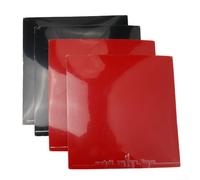 Besttoolifes Table Tennis Rubber For Ping Pong - Reverse Type With Hard Sponge, 39 Degree Hardness, 2.2mm Thickness, Red/Black, Fast Attack Style