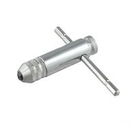 Besttoolifes Tap Wrench Set Adjustable T Handle Ratchet Tap Re-Threading Tool M3-M8 Metric Metal Hand Thread Taps For Tap And Die Sets(tap wrench)