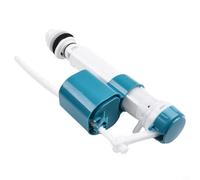 Besttoolifes Toilet Dual Flush Cistern Syphon Valve with Bottom Entry Inlet Valve, Adjustable Height 21-34 cm, ABS Construction for Water-Saving Bathroom Installation