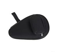 Besttoolifes Travel Table Tennis Case 2 Rackets Plus Ball Pocket | Padded interior, dust resistant, scratch protection, option, extends racket life